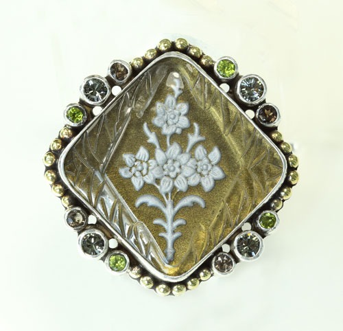 Mars & Valentine Star Flower Large Statement Ring--REGULAR PRICE $265.00