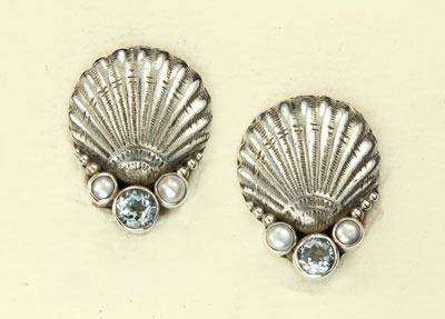 Petite Shell Clip Earrings