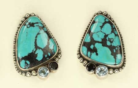 Turquoise Clip Earrings