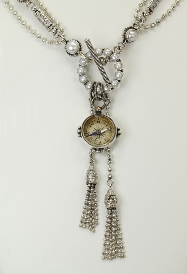 Mars & Valentine Antique Victorian Compass Collar
