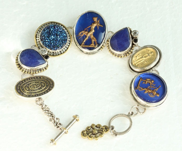 Mars & Valentine Blue Goddess Diana Bracelet