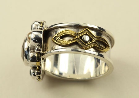 Heaven & Earth Erosion Ring--ORIGINALLY $116.00
