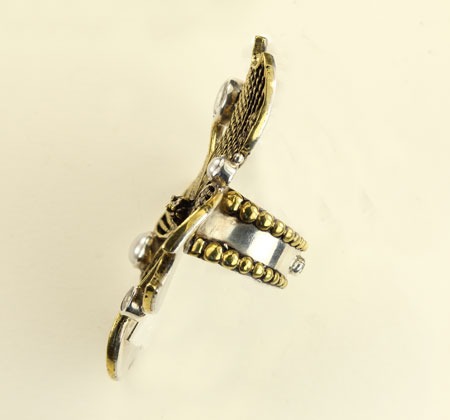 Exceptionally Long  Dogwood Statement Ring--OMG!