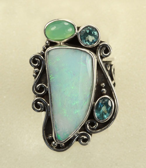 ECHO OF THE DREAMER Opal with Gemstones--ORIGINALLY $445.00--NOW 25% OFF