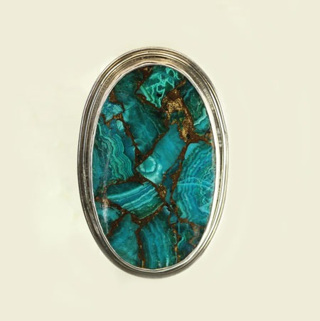 ECHO OF THE DREAMER Turquoise with Copper Matrix--ORIGINALLY $235.00--NOW 25% OFF