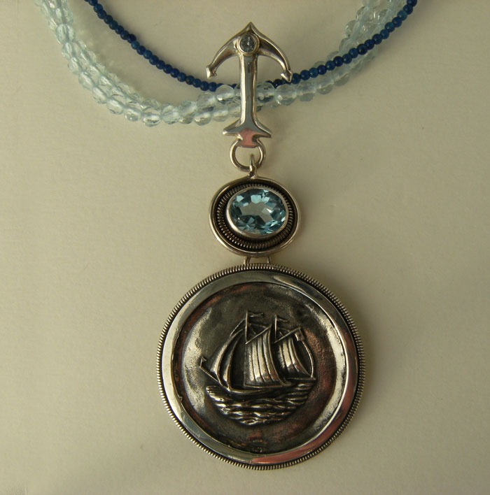 Mars & Valentine Schooner Necklace