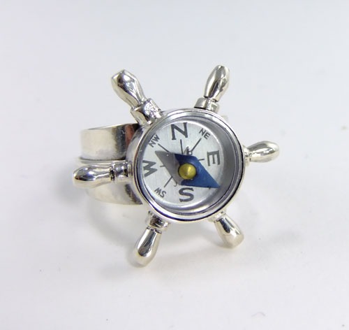 Vintage Petite Compass Ring--TWO SIZES--LAST PRICE WAS $188.00