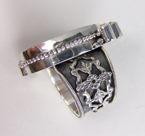 Mars & Valentine Language of Flowers Iris Ring--ORIGINALLY $220.00