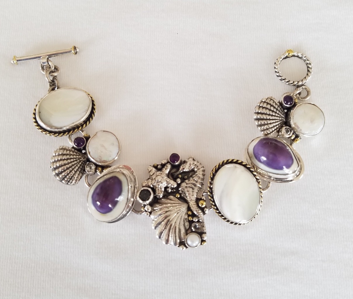 Mars & Valentine Mother of Pearl & Shell Bracelet  
