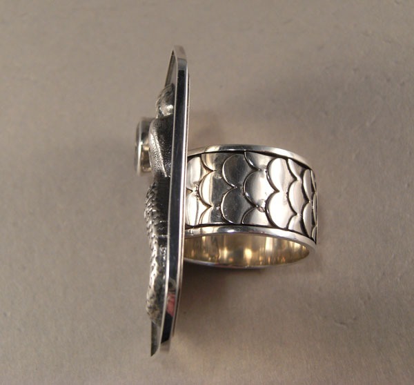 Mars & Valentine Sterling Silver Mermaid Ring