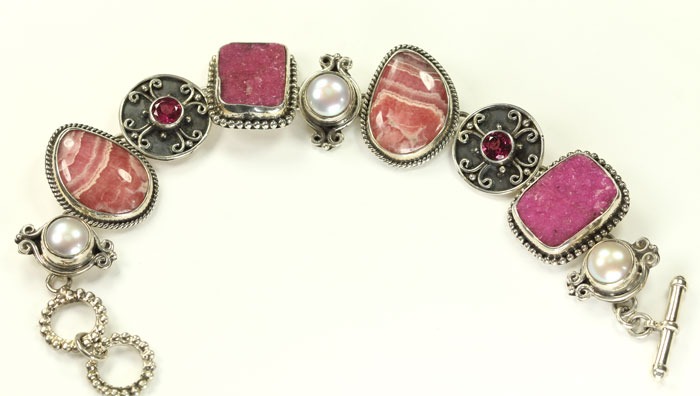Echo of the Dreamer Pink Statement Bracelet