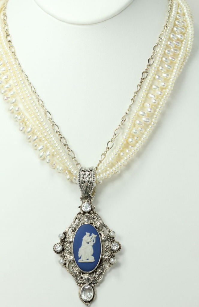 Antique Harmonia Wedgwood Necklace
