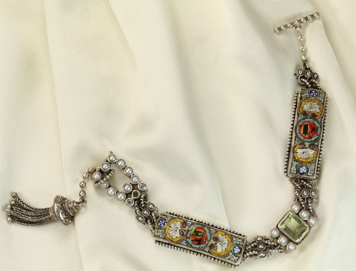 Antique Micro-Mosaic Bracelet 