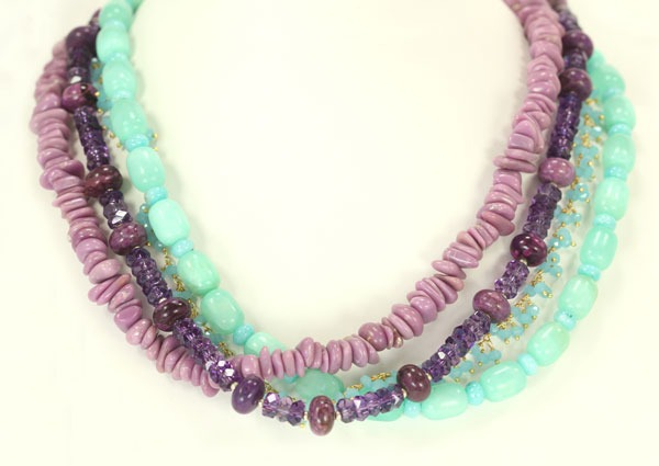 Echo of the Dreamer Amethyst & Amazonite Tourssade